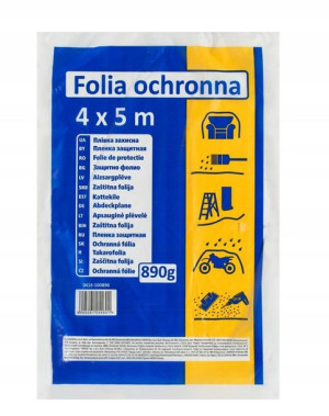 Folia Malarska Gruba Budowlana Ochronna 4mx5m