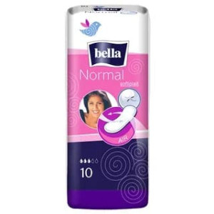 Bella Normal, podpaski higieniczne Softiplait, anatomiczne, 10 szt.