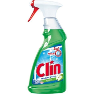 Clin, płyn do mycia szyb, Apple, 500 ml