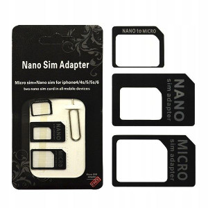 Adapter Kart Przejsciówka Na Nano Micro Karta Sim