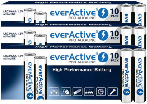 30x BATERIE ALKALICZNE AAA R3 EVERACTIVE kartonik