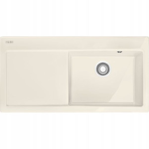 Zlew. Ceramiczny Franke Mtk 611-100 Kremowy