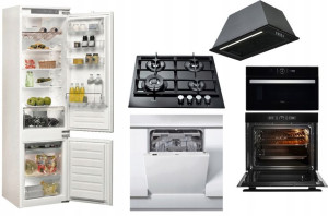Zestaw Agd Do Zabudowy Whirlpool +okap Toflesz