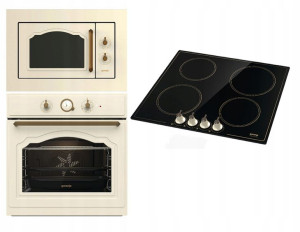 GORENJE Zestaw AGD RETRO z płytą indukcyjną P+M+P