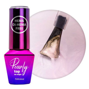 Top Pearly z efektem szampańskiego marmurku MollyLac DaisyGold Hema/di-Hema
