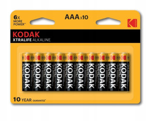Kodak Baterie Alkaliczne Xtralife Aaa Lr3 Blister