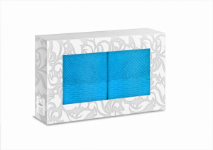 Komplet Zestaw Ręczników Ręczniki 2szt. 70x140 Frotte TURKUS
