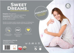 Poduszka 50X60 Pikowana Mikrofibra Wsad Wkład