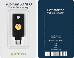 Yubico YubiKey 5C NFC - Klucz sprzętowy U2F FIDO/FIDO2