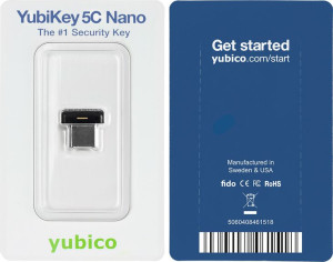 Yubico YubiKey 5C NANO - Klucz sprzętowy U2F FIDO
