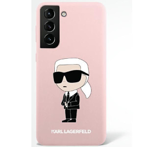 Etui Karl Lagerfeld KLHCS23LSNIKBCP Samsung Galaxy S23 Ultra hardcase różow