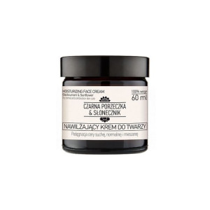 Czarna Porzeczka & Słonecznik, Nawilżający krem do twarzy, 60ml