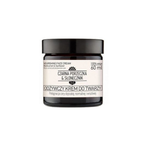 Czarna Porzeczka & Słonecznik, Odżywczy krem do twarzy, 60ml