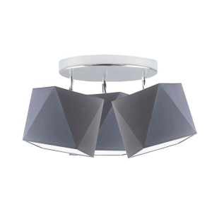 Lampa żyrandol sufitowa BURNE P3 abażur modna LED