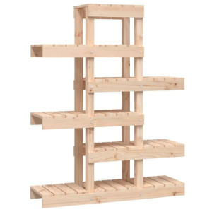 Kwietnik 85x25x109,5 cm, lite drewno sosnowe