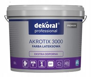 Farba Lateksowa Akrotix Mat 10L Biały