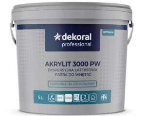 Farba Lateksowa Akrylit Mat 5L Biały