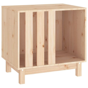 Domek dla psa, 60x45x57 cm, lite drewno sosnowe