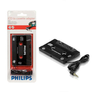 Kaseta Adapter Mp3 Aux Radio Z Kablem Mini Jack Philips