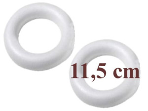 Wianek Oponka Styropianowa Ozdoba Świąteczna 11,5cm