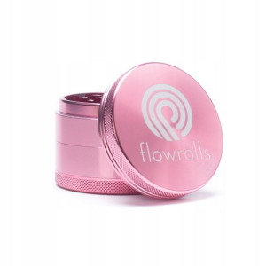 Młynek Flowrolls 63mm 4 części Różowy Grinder