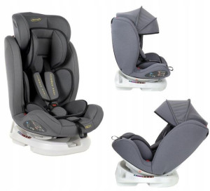 Fotelik Summer Baby Ibiza 0-36 kg szary
