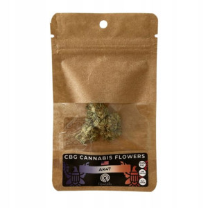 Susz konopny 14 -18% CBG AK47 z USA 1g indoor