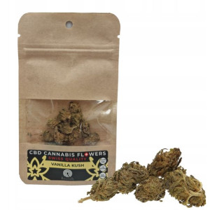 Vanilla Kush susz konopny CBD Flowrolls 1g