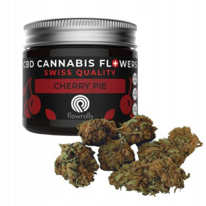 Cherry Pie susz konopny CBD Flowrolls 1g outdoor