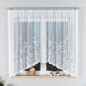 Firanka gotowa żakardowa 007234 - 170x420 cm - biały