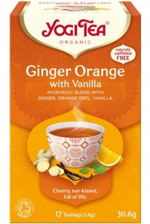 Herbata GINGER ORANGE YOGI TEA Imbir Wanilia