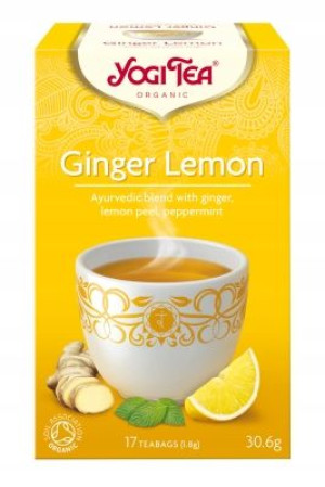 Herbata GINGER LEMON YOGI TEA Imbir Cytryna Mięta