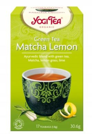 Herbata zielona MATCHA LEMON YOGI TEA ORGANIC
