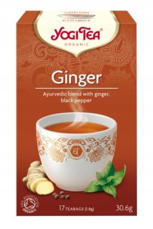 Herbata GINGER YOGI TEA ORGANIC Imbir Pieprz Mięta