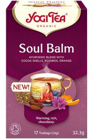 Herbata Soul Balm Yogi Tea Kakao Rooibos Pomarańcz