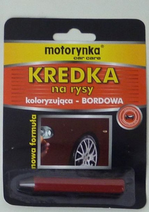Kredka Koloryzująca Na Rysy Samochodowe - Bordowa