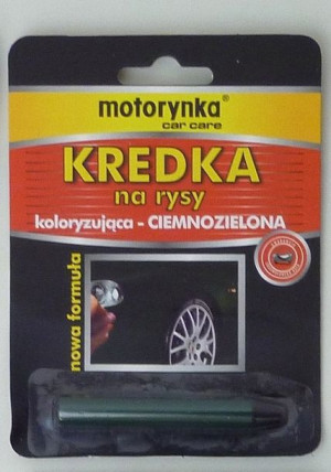 Kredka Koloryzująca Na Rysy Samochodowe - Ciemnozielona