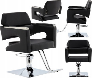 Fotel fryzjerski Gaja salon chrom hydrauliczny