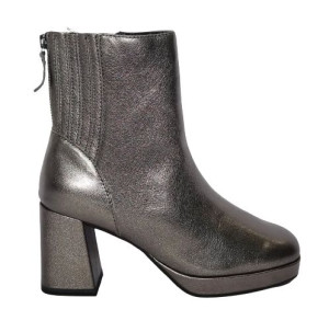 Wygodne botki Caprice 25322-29 srebrne r37