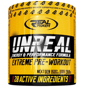 Przedtreningówka Unreal - REAL PHARM - 360g cola