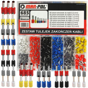 Tulejki Do Przewodów Zestaw Tulejek Kolorowych