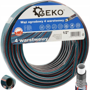 Wąż Ogrodowy Mocny 1/2 30m Oplot 4-warstwy Flex