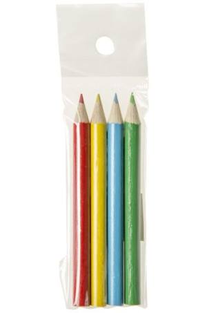 Drewniane kredki mini (4 sztuki)
