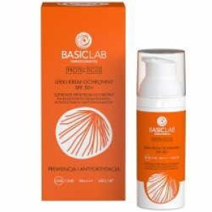 BasicLab, Lekki krem ochronny SPF50+ Prewencja i antyoksydacja, 50ml