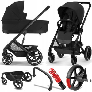 Wózek 2w1 Cybex Balios S Lux Blk 01 I Akcesoria