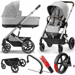 Wózek 2w1 Cybex Balios S Lux Slv 02 I Akcesoria