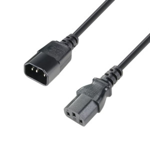Adam Hall 8101ke0200 Kabel Przedłużający Iec 2m