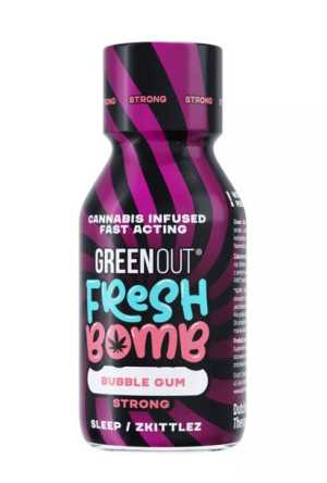 Green Out Fresh Bomb Bubble Gum 500mg 100ml Strong GreenOut