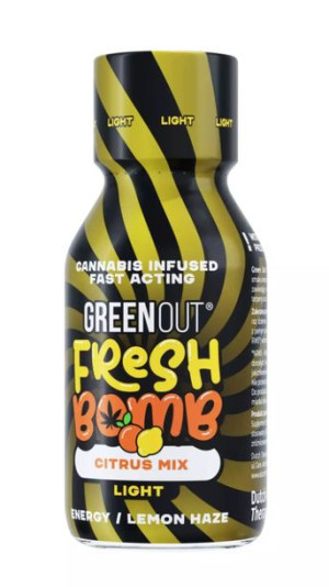 Green Out Fresh Bomb Citrus 125mg 100ml Light GreenOut