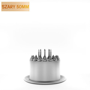 Figurka Rpg - Seria Potwory - Ukryty Mimik Tort - Szary 50 Mm